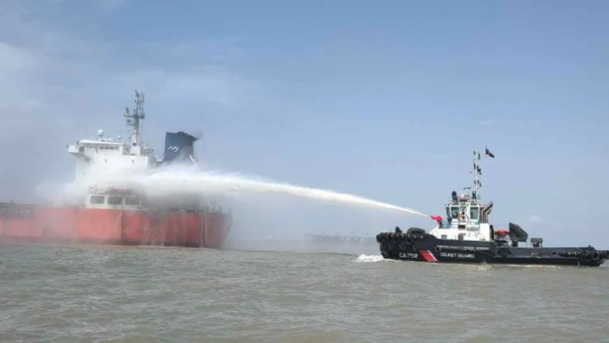 Fire erupts on oil tanker in Chattogram
