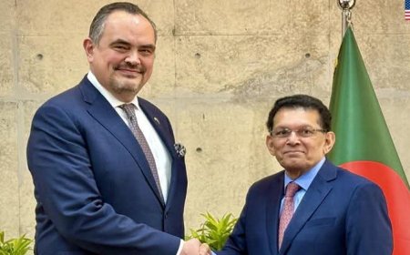 Khalilur Rahman Receives Congratulations from US Ambassador Christensen over Bangladesh’s UNGA Presidency