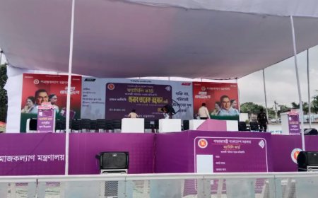 Thousands gather in Srimangal as preparations complete for Prime Minister’s arrival