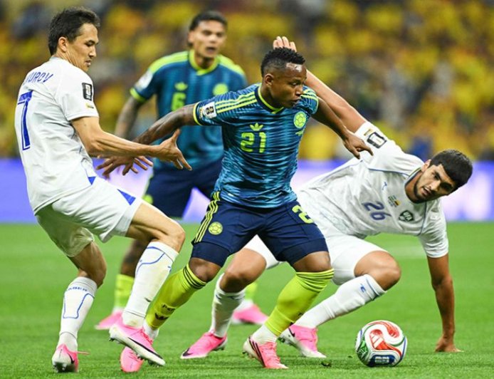 Colombia secured a 3-1 victory over Uzbekistan in their World Cup group-stage clash