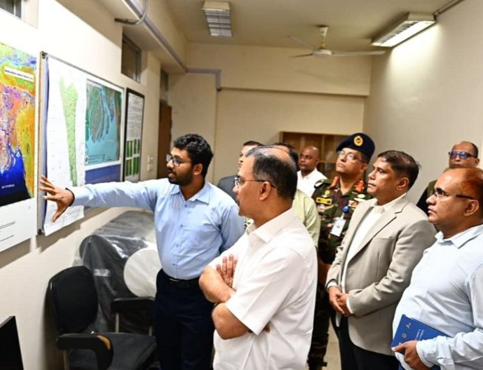 PM makes surprise visit to SPARRSO, urges modernisation of Bangladesh's space research