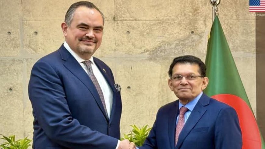 Khalilur Rahman Receives Congratulations from US Ambassador Christensen over Bangladesh’s UNGA Presidency