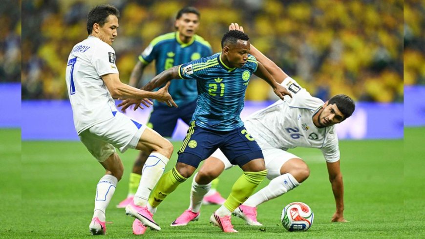 Colombia secured a 3-1 victory over Uzbekistan in their World Cup group-stage clash