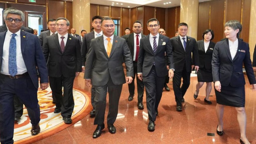 Prime Minister Tarique Rahman is scheduled to hold bilateral talks with his Chinese counterpart, Premier Li Qiang, this afternoon