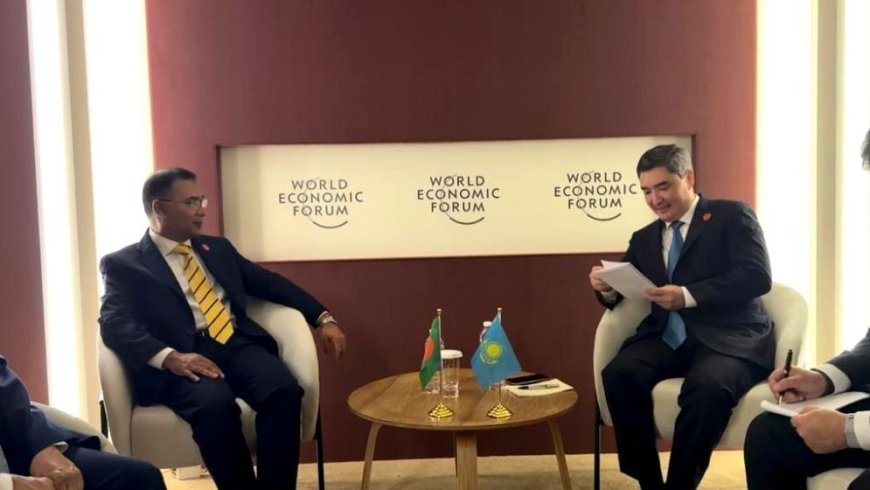 Kazakh Prime Minister Holds Meeting with Tarique Rahman
