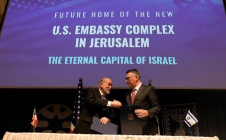 US Signs Deal to Construct Permanent Embassy in Jerusalem