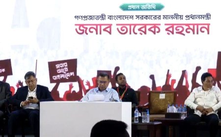 Tarique Rahman Attends Memorial for July Uprising Victims