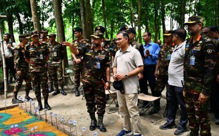 Prime Minister Visits Bangladesh Army's Summer Training Exercise