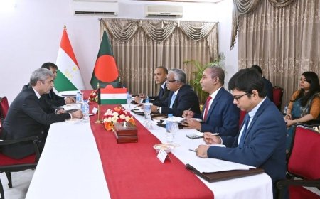 Bangladesh, Tajikistan Sign Foreign Office Consultation MoU to Strengthen Bilateral Ties