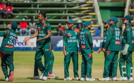 Shoriful Takes Four as Bangladesh Dismiss Zimbabwe for 199