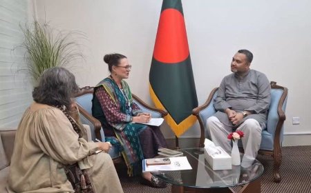 Mahdi Amin, IOM Chief Discuss Safe Migration and Overseas Employment Opportunities for Women