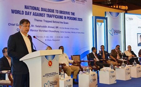 Home Minister Reaffirms Zero Tolerance for Human Trafficking and Online Scams