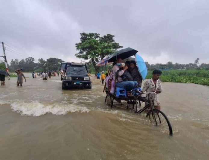 Flood Situation Deteriorates in Southern Chattogram, Three Upazilas Hit Hard