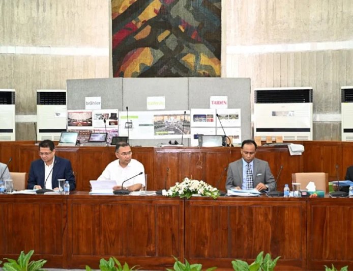 PM Joins High-Level Meeting on Parliament Sound System Replacement