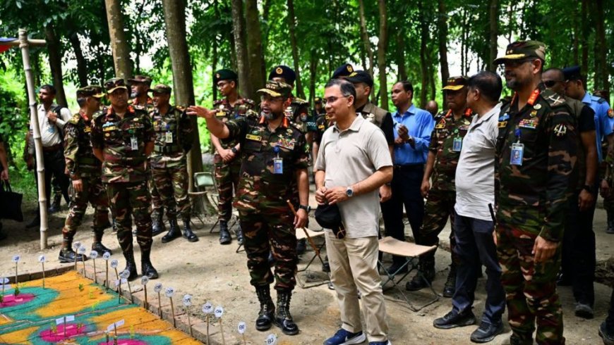 Prime Minister Visits Bangladesh Army's Summer Training Exercise