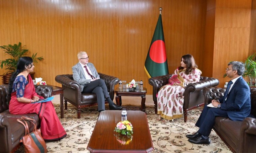 Shama calls for stronger UNOPS partnership to advance women's empowerment