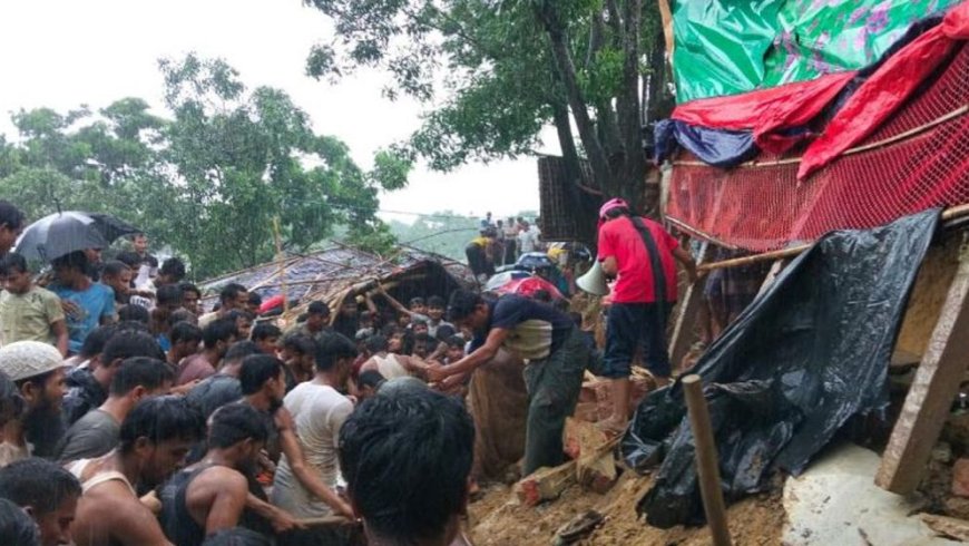 Seven Madrasa Students Killed in Rohingya Camp Landslide