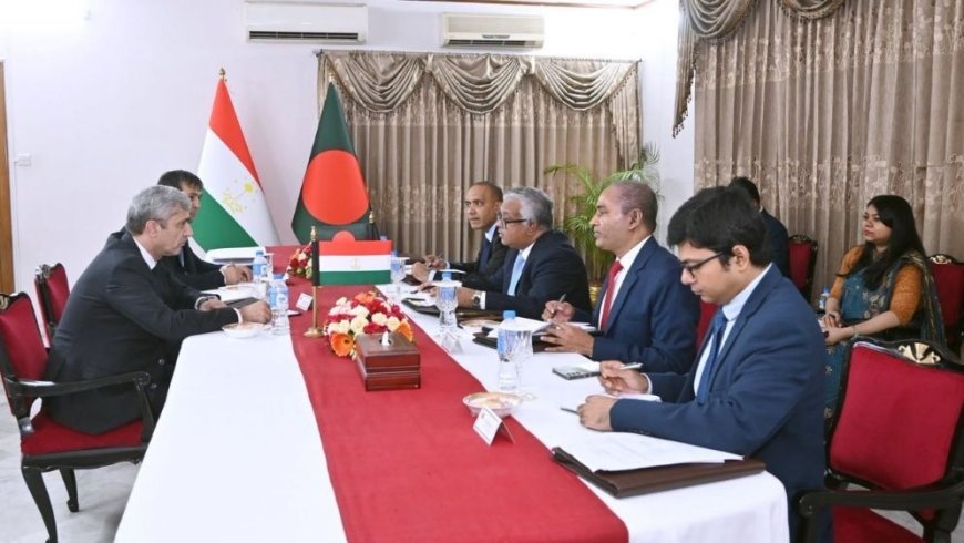 Bangladesh, Tajikistan Sign Foreign Office Consultation MoU to Strengthen Bilateral Ties