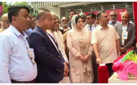 Tarique Rahman inaugurates the new 500-bed building at the Neurosciences Hospital