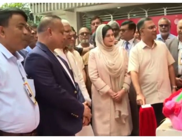Tarique Rahman inaugurates the new 500-bed building at the Neurosciences Hospital