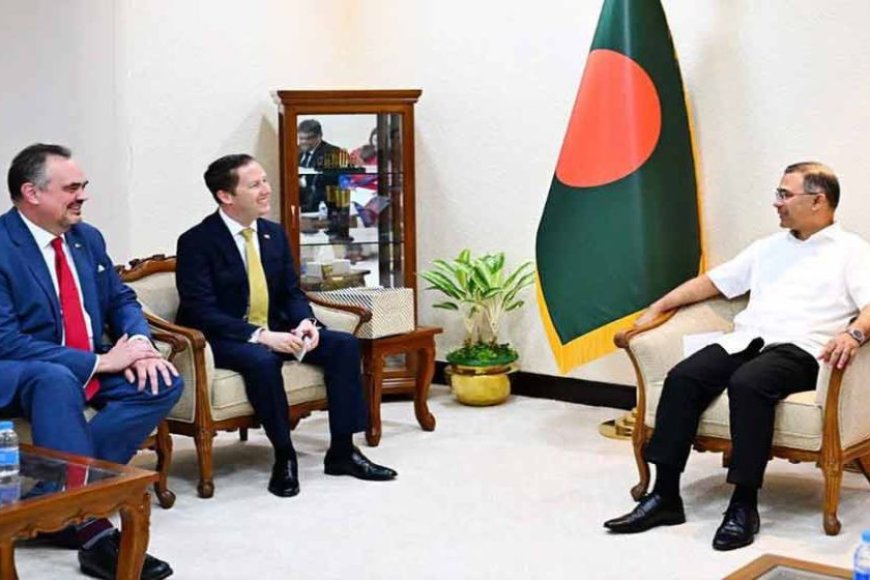 Tarique Rahman pushes for greater US investment in talks with Sergio Gor