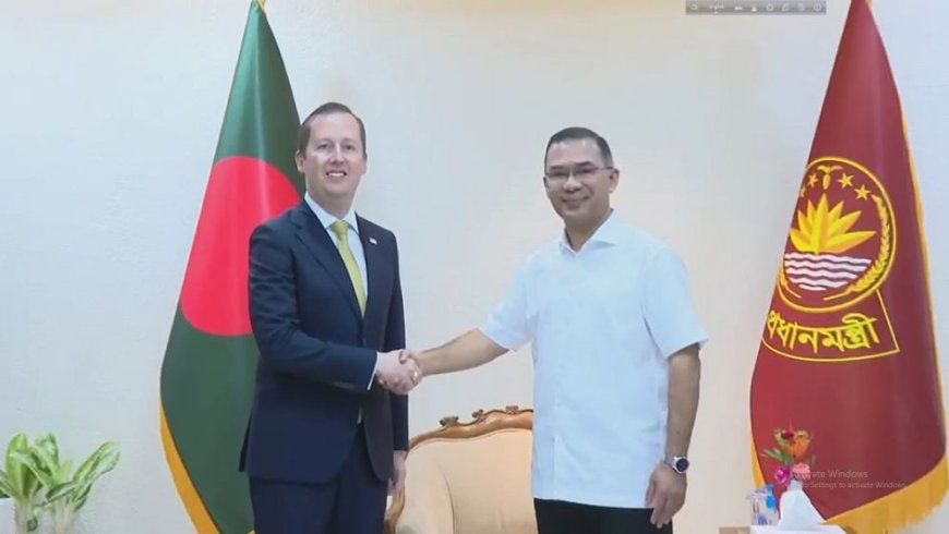 US Envoy Sergio Gor Supports Deeper US-Bangladesh Economic Cooperation