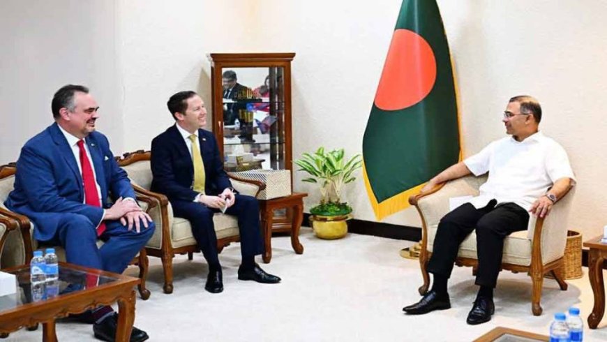Tarique Rahman pushes for greater US investment in talks with Sergio Gor