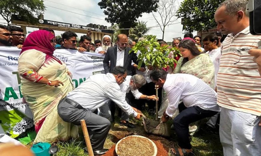The government aims to preserve 25 crore trees to help mitigate the impacts of climate change, said Faridul