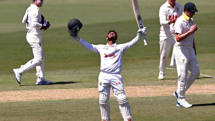 Tanzid Becomes First Bangladeshi to Score Test Century in Australia