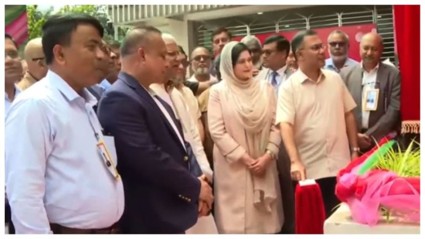 Tarique Rahman inaugurates the new 500-bed building at the Neurosciences Hospital