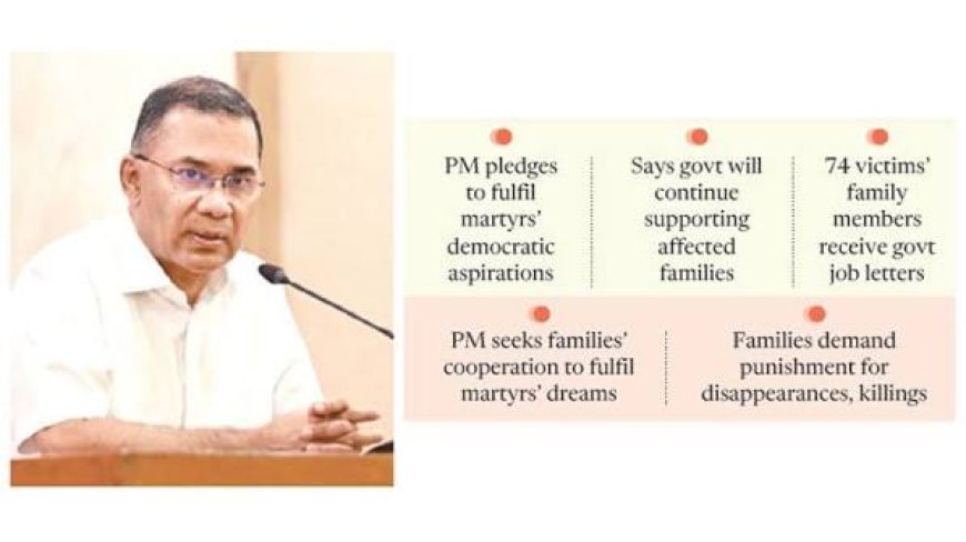 PM: July martyrs liberated 20 crore people from fascism