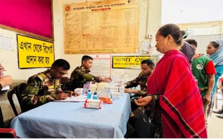 Army Provides Free Healthcare to 861 Patients in Khagrachhari