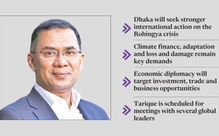 PM Tarique Heads to UNGA Debut with ‘New Bangladesh’ Message