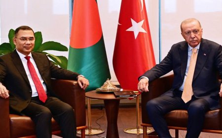 Tarique Rahman Meets Erdogan on UNGA Sidelines