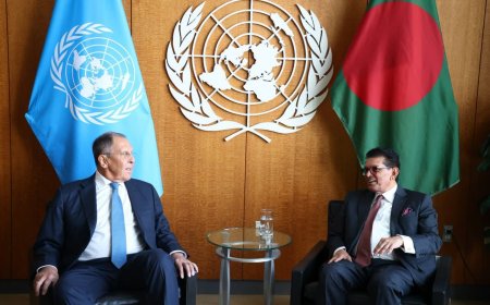 Lavrov Wishes Khalilur Success, Calls for Collective Global Action