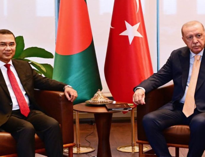 Tarique Rahman Meets Erdogan on UNGA Sidelines