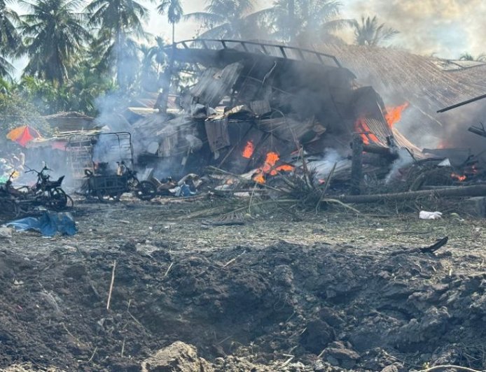 Myanmar airstrike death toll climbs to 50