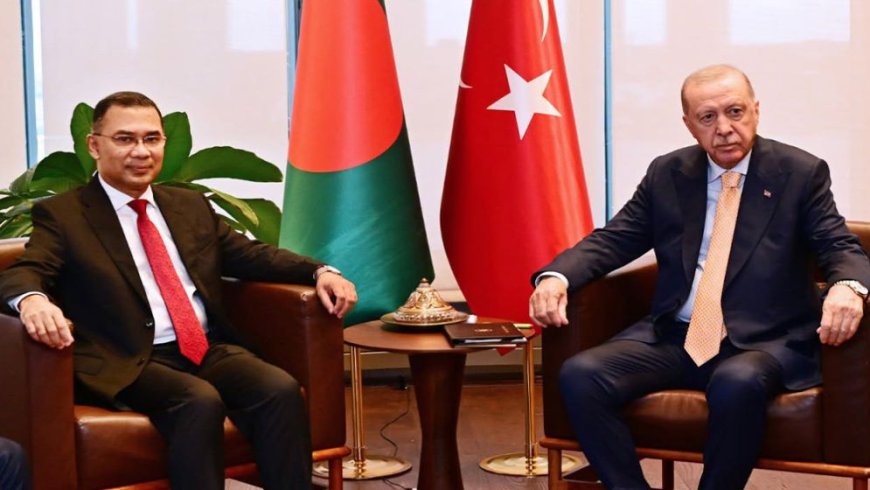 Tarique Rahman Meets Erdogan on UNGA Sidelines