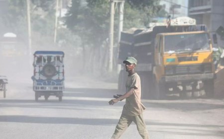 Dhaka Ranks Third Among World’s Most Polluted Cities This Morning