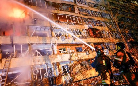 Massive Russian Strike on Ukraine Kills at Least 9, Damages Energy Infrastructure