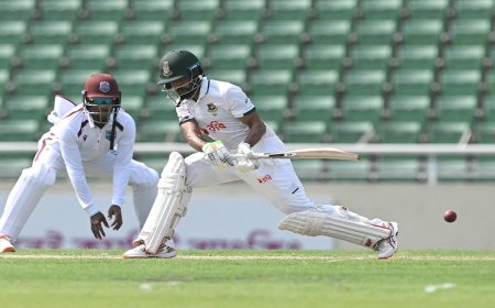 Shadman, Shanto steer Bangladesh to 96-2 at lunch