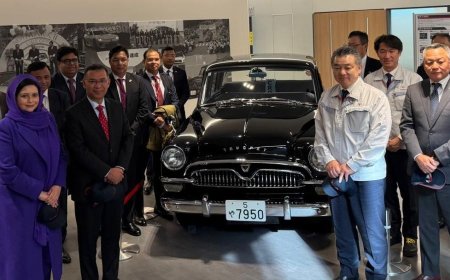 PM Tarique Rahman Visits Toyota’s Motomachi Plant in Japan