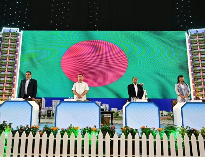 PM Tarique Joins World Habitat Day Event