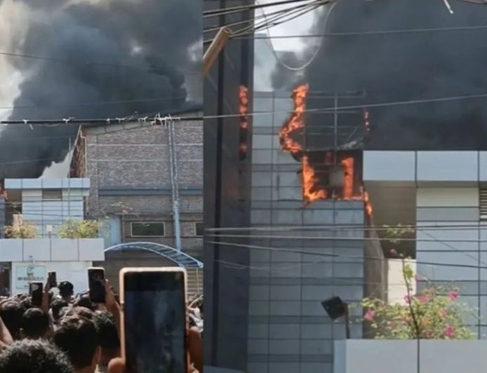 Fire Erupts at Essential Drug International Factory in Tongi