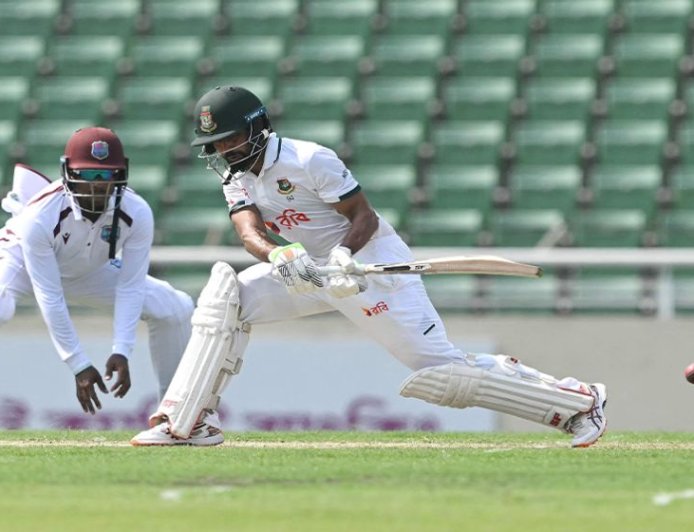 Shadman, Shanto steer Bangladesh to 96-2 at lunch