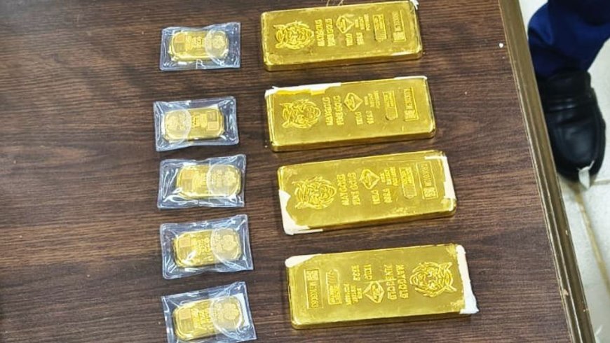 4.5kg Gold Seized from Malaysia Airlines Passenger at Dhaka Airport