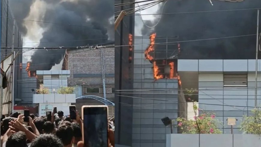 Fire Erupts at Essential Drug International Factory in Tongi