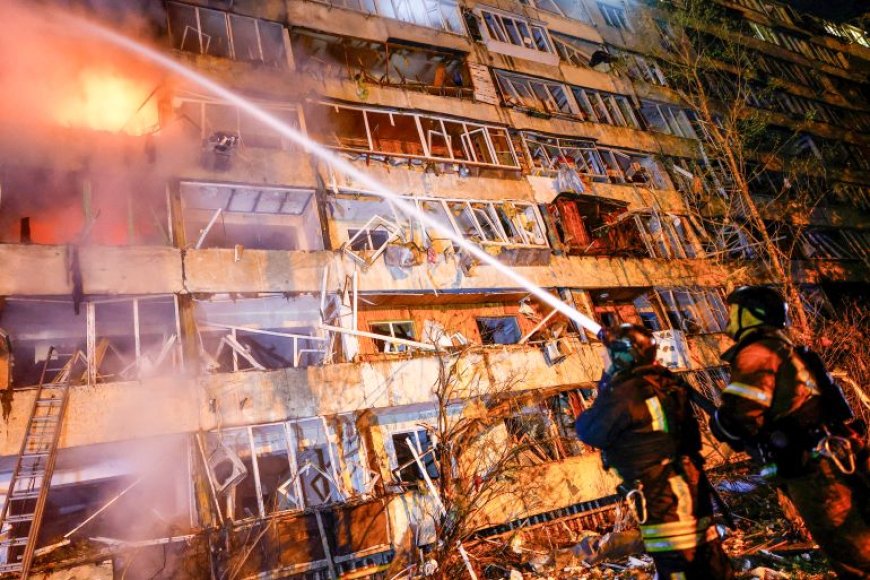 Massive Russian Strike on Ukraine Kills at Least 9, Damages Energy Infrastructure