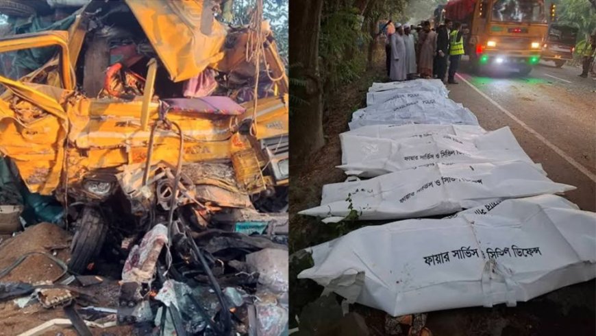 Death Toll in Natore Bus-Truck Collision Rises to 14